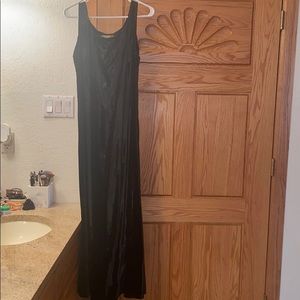 Double D Ranch wear black velvet dress